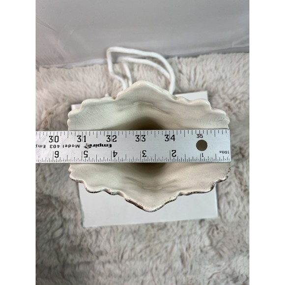 Sets Of VTG Crown‎ Potteries Co USA Horn Of Plenty Rose Vase Gold Trim Rare! - Picture 9 of 9